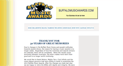 Desktop Screenshot of buffalomusicawards.com